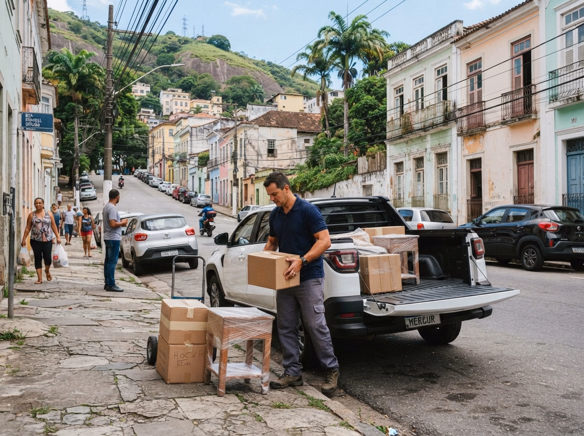 Frete em Campo Grande RJ Organização de itens para frete em Campo Grande RJ